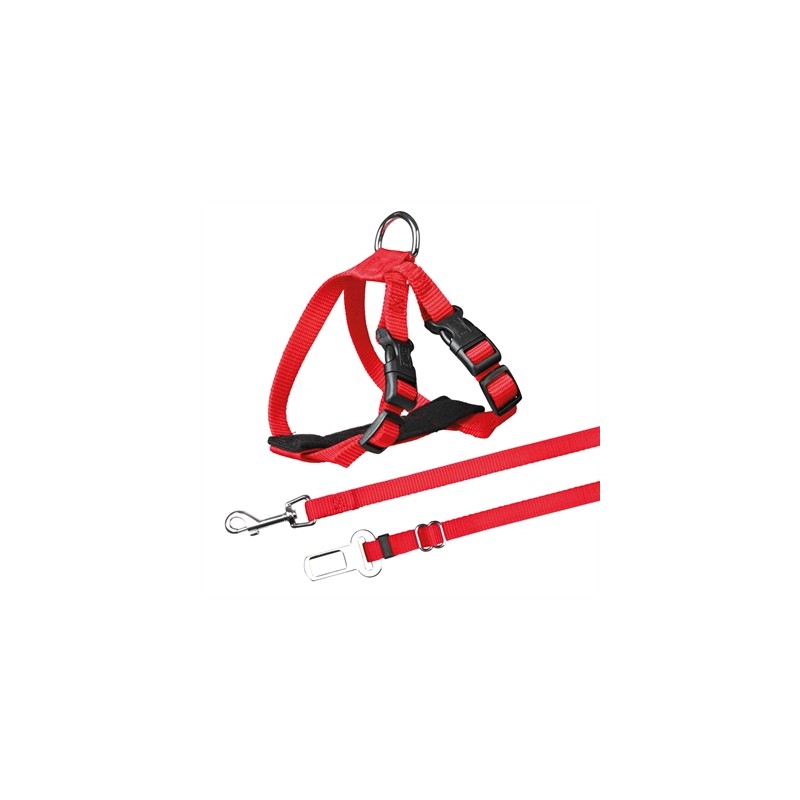 Trixie Kattentuig Voor In De Auto Rood