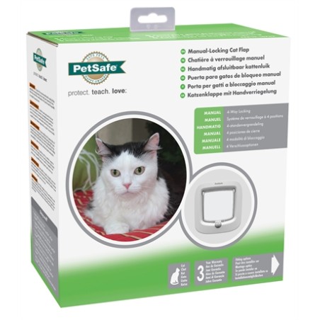 Petsafe Kattenluik Tot 7 Kg Handmatig Wit