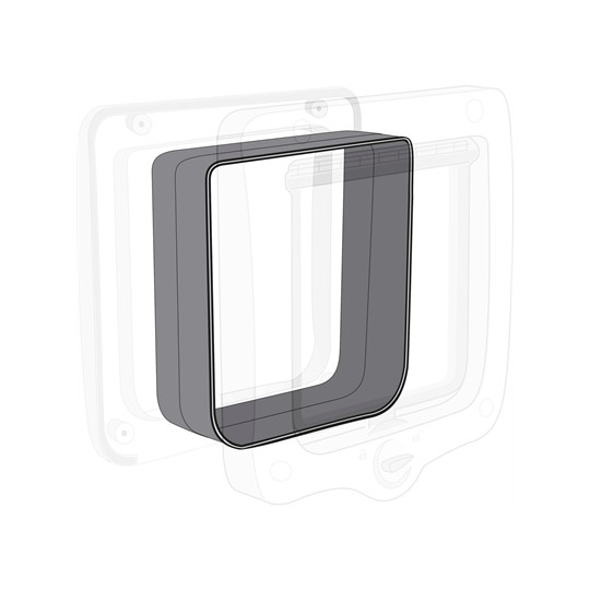 Trixie Tunnelstuk Voor 4-Weg Kattenluik 20X22 Cm Zwart