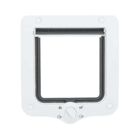 Trixie 4-Weg Kattenluik Inclusief Tunnelstuk Zwart