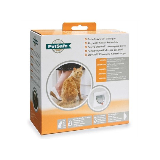 Petsafe Kattenluik Met Tunnel Wit