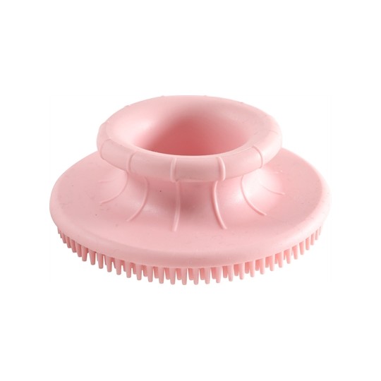 Zolux Anah Borstel Rond Rubber Roze