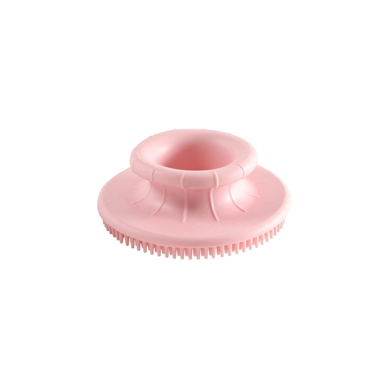 Zolux Anah Borstel Rond Rubber Roze