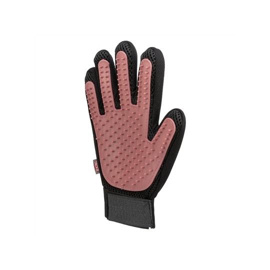 Trixie Vachtverzorgingshandschoen Mesh-Materiaal / Tpr Roze / Zwart