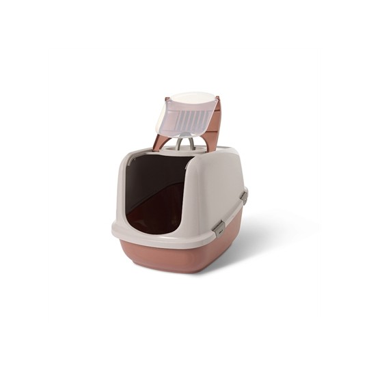 Savic Kattenbak Nestor Jumbo Champagne Roze / Terracotta