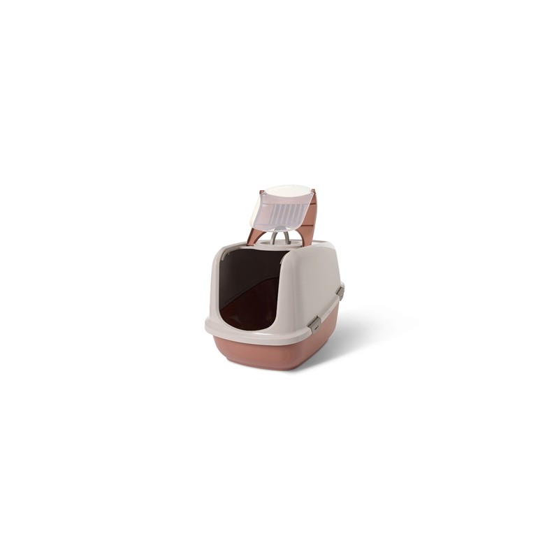 Savic Kattenbak Nestor Jumbo Champagne Roze / Terracotta