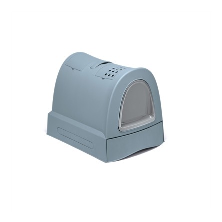 Imac Kattenbak Zuma 2Nd Life Met Schuiflade Avio Blauw