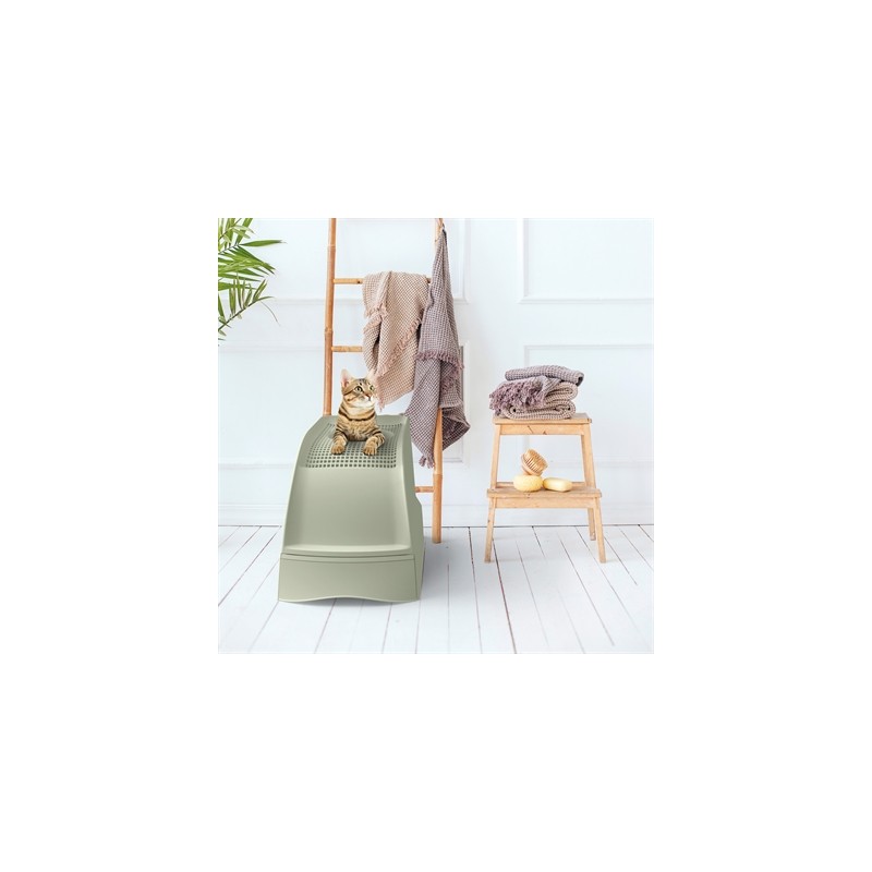 Imac Kattenbak Frida Met Lade Groen