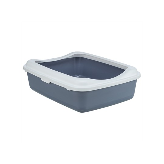 Trixie Kattenbak Classic Met Rand Paars / Wit