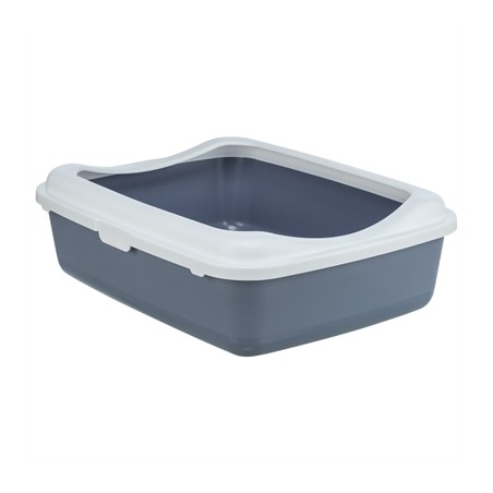 Trixie Kattenbak Classic Met Rand Paars / Wit