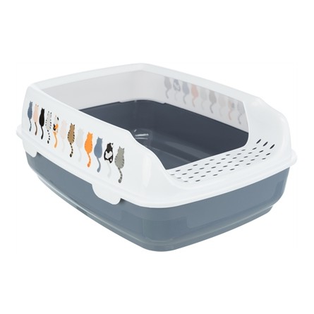 Trixie Kattenbak Delio Paars / Wit