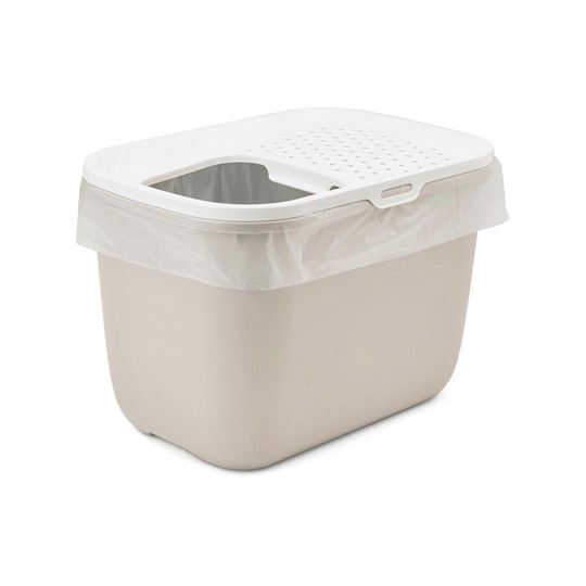 Savic Kattenbak Hop In Wit / Mokka