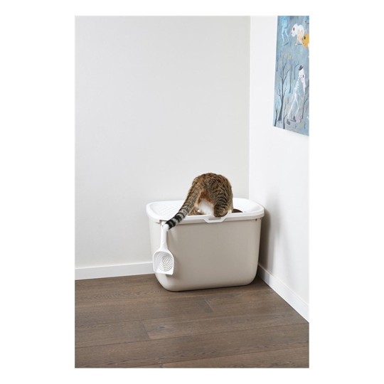 Savic Kattenbak Hop In Wit / Mokka