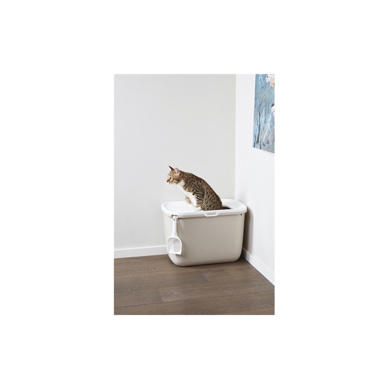 Savic Kattenbak Hop In Wit / Mokka