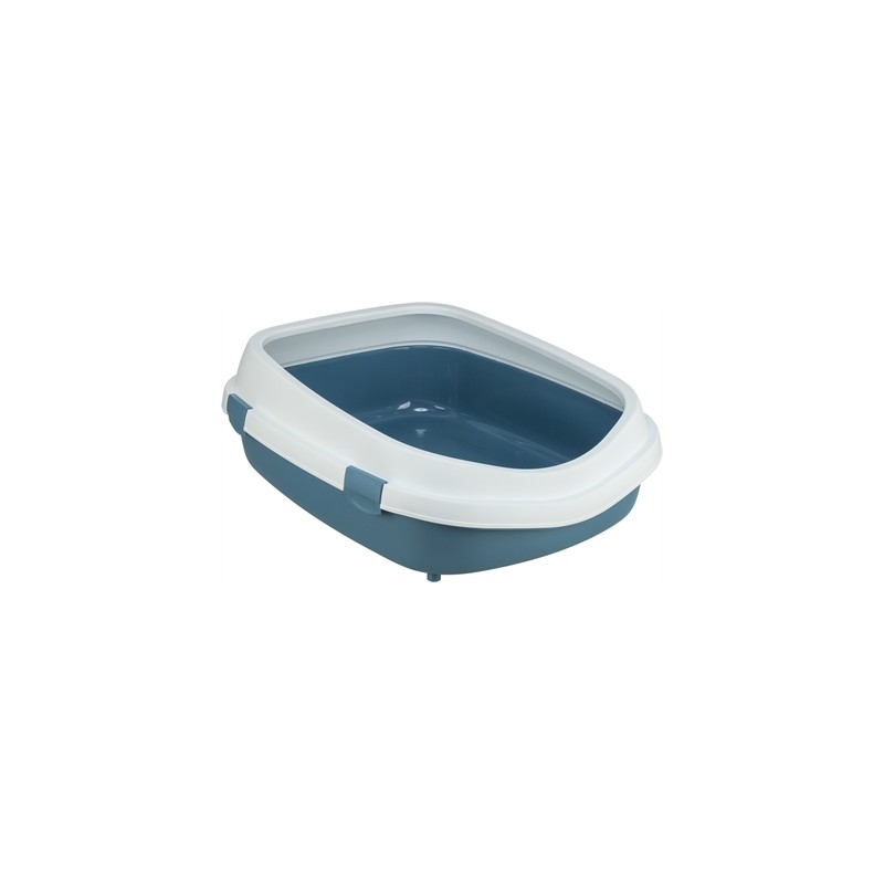 Trixie Kattenbak Primo Met Rand Blauw / Wit