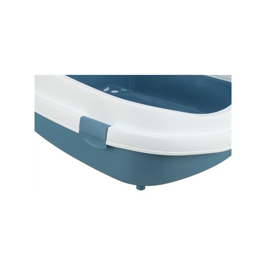 Trixie Kattenbak Primo Met Rand Blauw / Wit