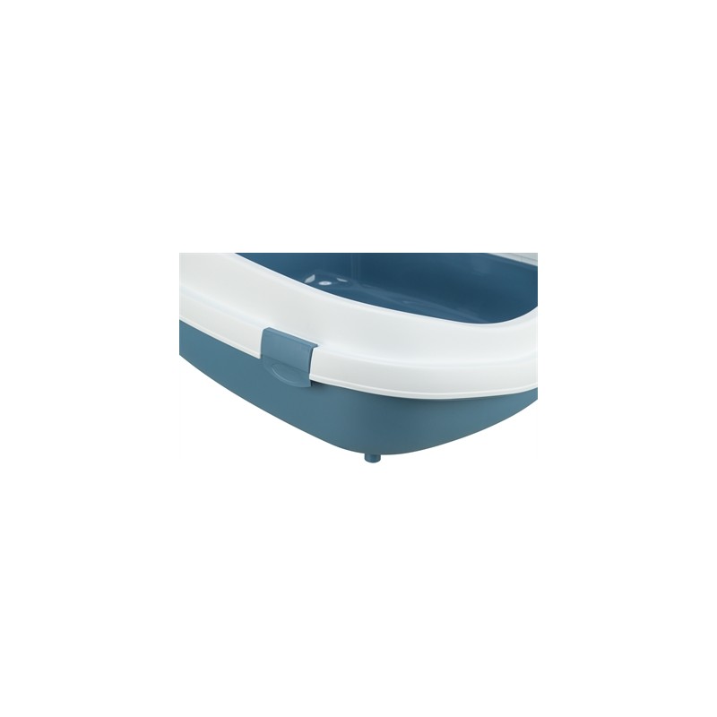 Trixie Kattenbak Primo Met Rand Blauw / Wit