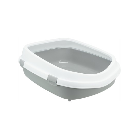 Trixie Kattenbak Primo Met Rand Grijs / Wit