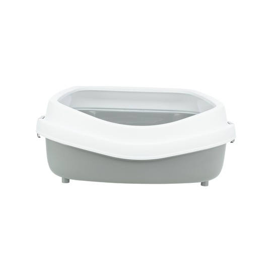 Trixie Kattenbak Primo Met Rand Grijs / Wit