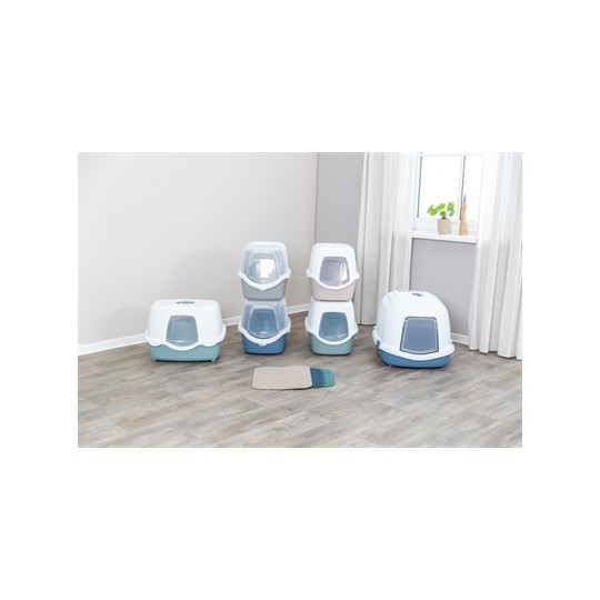 Trixie Kattenbak Primo Xxl Top Met Kap Blauw / Wit