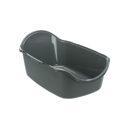 Trixie Be Eco Gerecycled Kattenbak Vico Met Kap Antraciet/Groen