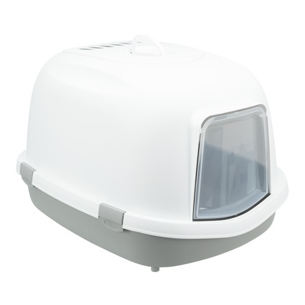 Trixie Kattenbak Primo Xxl Top Met Kap Grijs / Wit