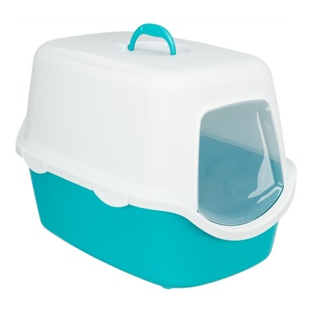 Trixie Kattenbak Vico Turquoise / Wit