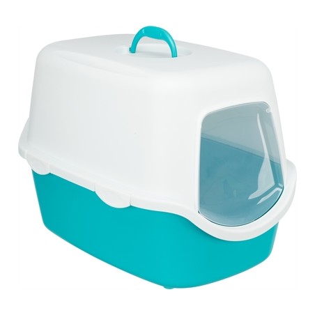 Trixie Kattenbak Vico Turquoise / Wit