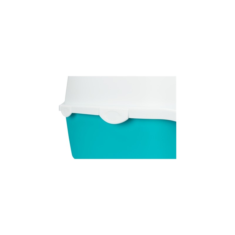 Trixie Kattenbak Vico Turquoise / Wit