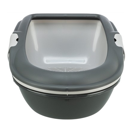 Trixie Berto Kattenbak Open Met Scheidingssyteem Grijs/Pastelblauw/Graniet