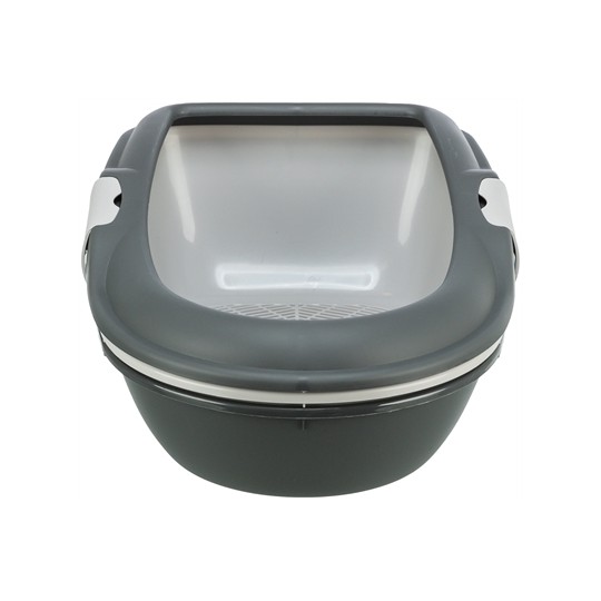 Trixie Berto Kattenbak Open Met Scheidingssyteem Grijs/Pastelblauw/Graniet