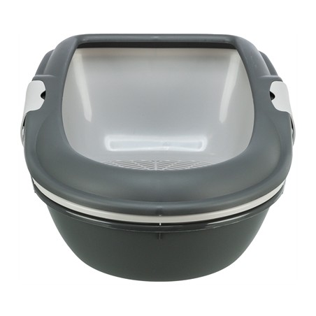 Trixie Berto Kattenbak Open Met Scheidingssyteem Grijs/Pastelblauw/Graniet