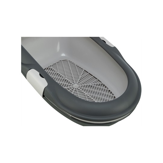 Trixie Berto Kattenbak Open Met Scheidingssyteem Grijs/Pastelblauw/Graniet