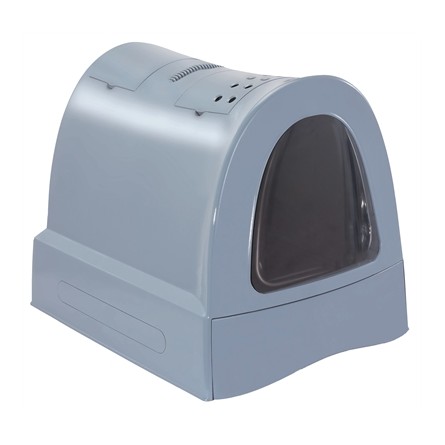 Imac Kattenbak Zuma Met Schuiflade Blauw