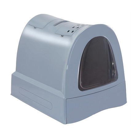 Imac Kattenbak Zuma Met Schuiflade Blauw
