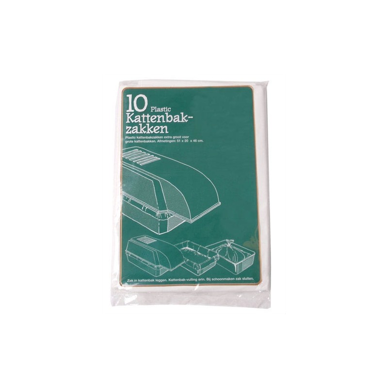Merkloos Plastic Kattenbakzak Voor Extra Grote Kattenbakken
