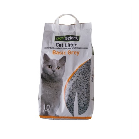 Agriselect Basic Grey Kattenbakvulling