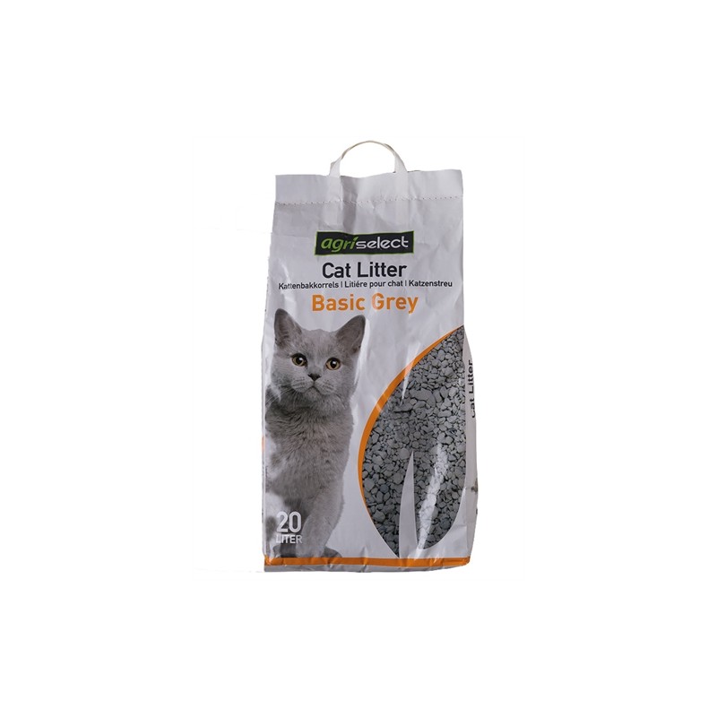 Agriselect Basic Grey Kattenbakvulling