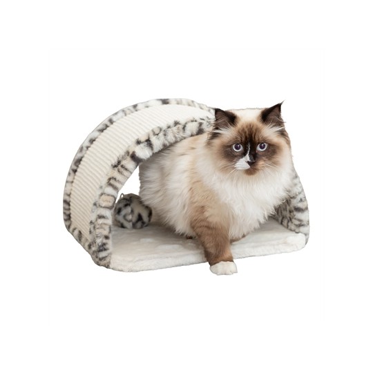 Trixie Krabbrug Leo Panterprint Creme