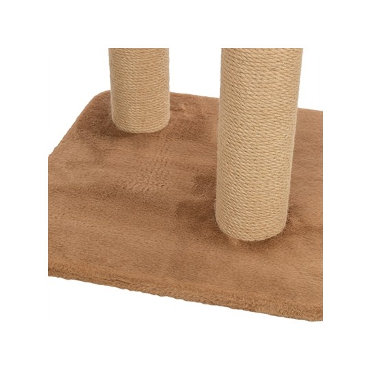 Trixie Krabpaal Leo Panterprint Ligplaats Met Boog Bruin