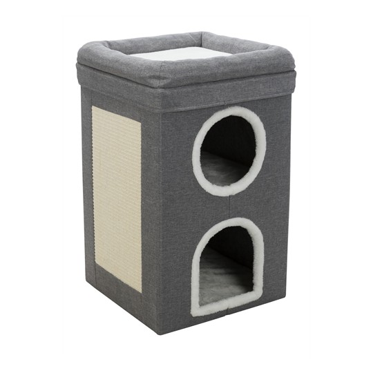 Trixie Krabpaal Cat Tower Saul Grijs