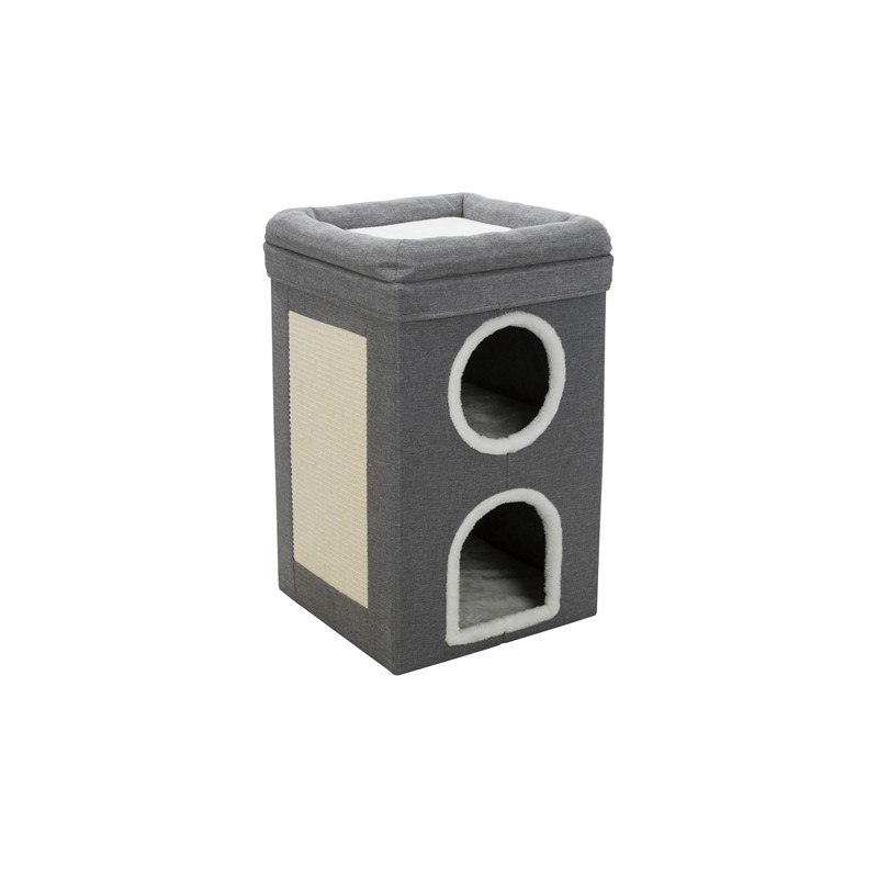 Trixie Krabpaal Cat Tower Saul Grijs