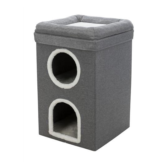 Trixie Krabpaal Cat Tower Saul Grijs