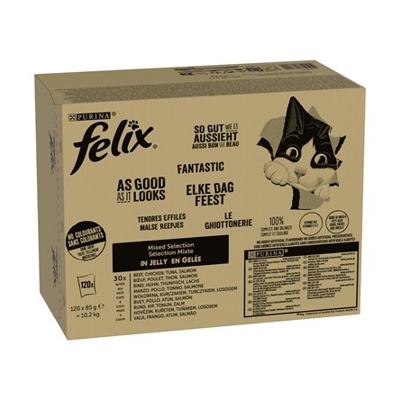 Felix Mixed Selection In Gelei Rund / Kip / Tonijn / Zalm