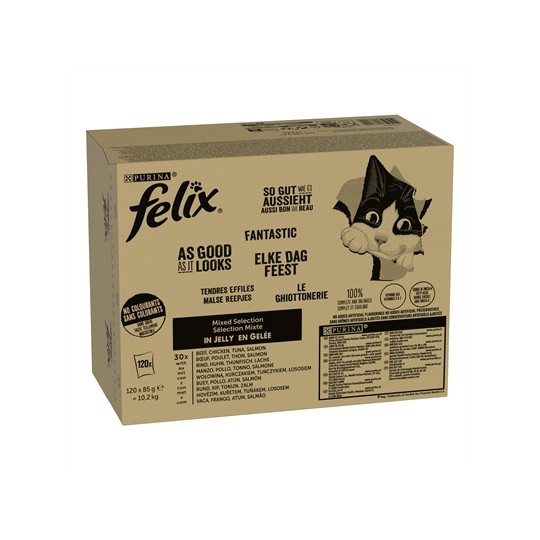 Felix Mixed Selection In Gelei Rund / Kip / Tonijn / Zalm