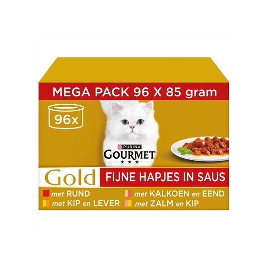 Gourmet Gold Chinks In Gravy Rund / Zalm / Kalkoen / Kip