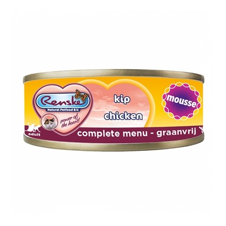 Renske Kat Vers Bereid Mousse Kip Graanvrij