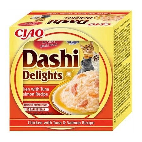 Inaba Dashi Delights Chicken With Tuna & Salmon Recipe