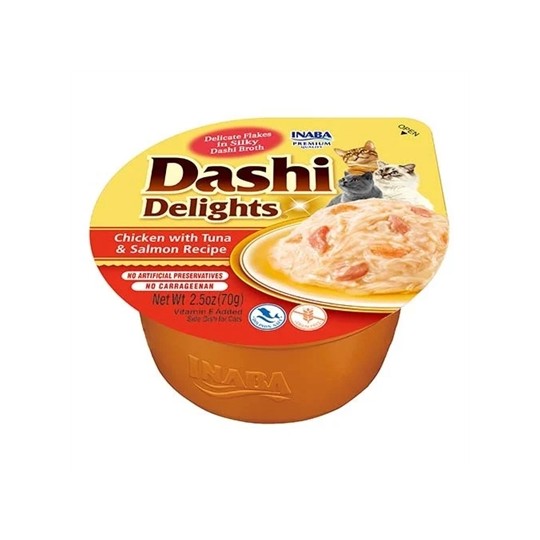 Inaba Dashi Delights Chicken With Tuna & Salmon Recipe