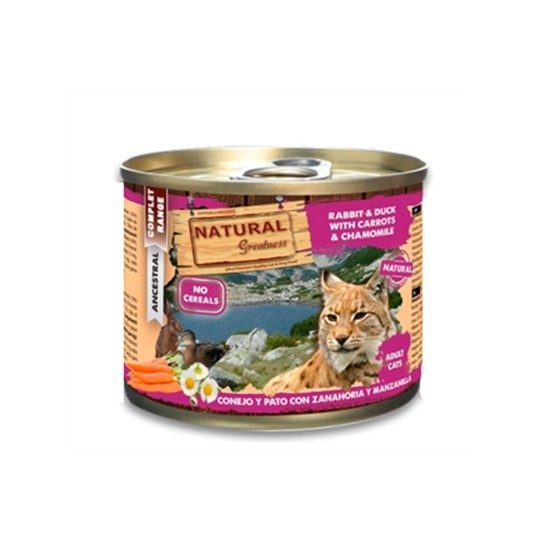 Natural Greatness Rabbit / Duck With Carrots And Chamomile